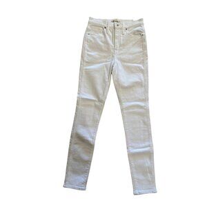 MADEWELL High Rise White 10" Skinny Jeans Size 27 NEW